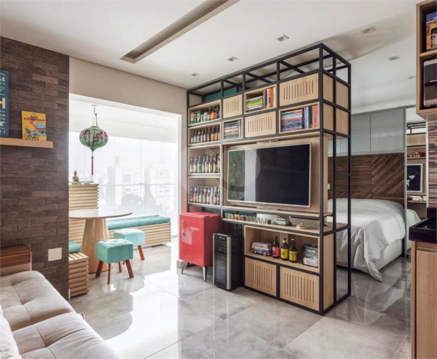 Apartamento à venda com 1 quarto em Cidade Monções, São Paulo, SP