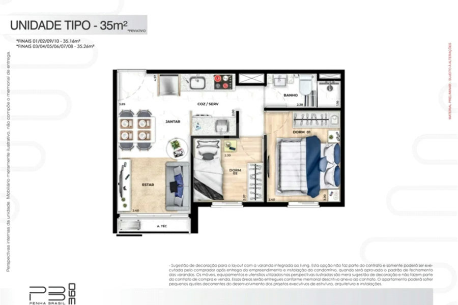 Apartamento à venda com 2 quartos em BRASILÂNDIA, São Paulo, SP