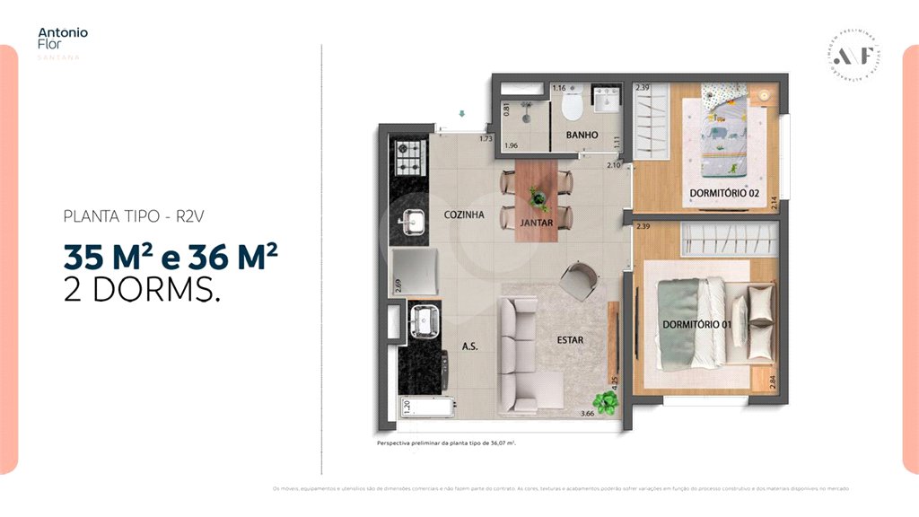 Apartamento à venda com 2 quartos em SANTANA, São Paulo, SP