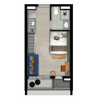 Apartamento à venda com 1 quarto em Vila Madalena, São Paulo, SP