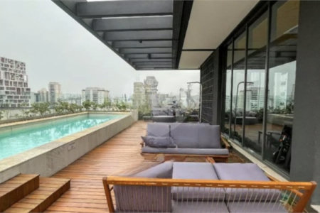 Apartamento à venda ou para alugar com 1 quarto em Pinheiros, São Paulo, SP