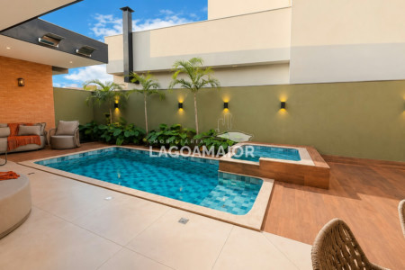 Casa à venda com 4 quartos, sendo 4 suítes, no condomínio Residencial Villa Dumont, Três Lagoas - MS