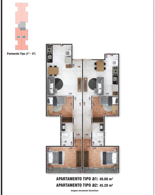 Apartamento à venda com 3 quartos, sendo 1 suíte, em Chora Menino, São Paulo, SP