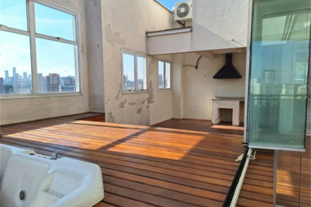 Cobertura à venda com 2 quartos, sendo 1 suíte, em Pinheiros, São Paulo, SP