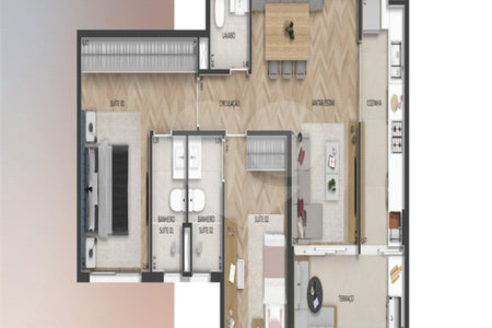 Apartamento à venda com 3 suítes no Centro, Indaiatuba, SP