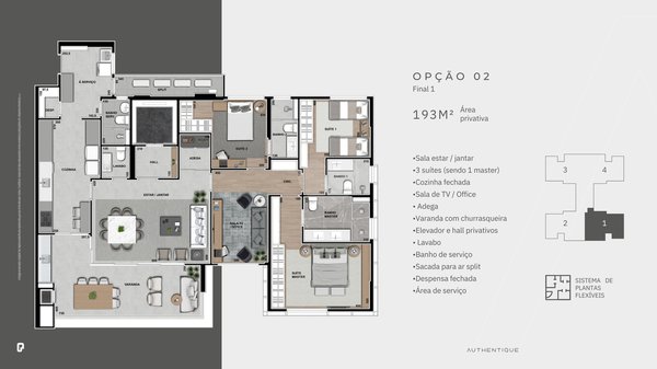 Apartamento 193m² 4