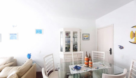 Apartamento com 3 dormitórios, 100 m² - venda por R$ 370.000,00 ou aluguel por R$ 4.441,86 - Loteamento João Batista Julião - Guarujá/SP