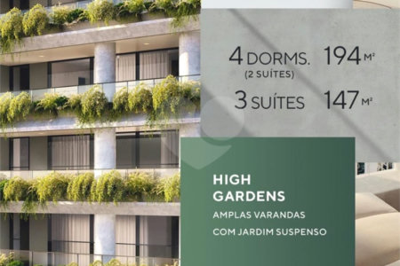 Cobertura à venda com 4 suítes em Moema, São Paulo, SP