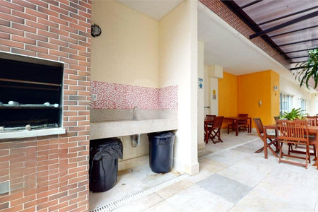 Apartamento à venda Bela Vista, 38m², andar alto, 1 dormitório, 1 vaga, lazer, porteira fechada