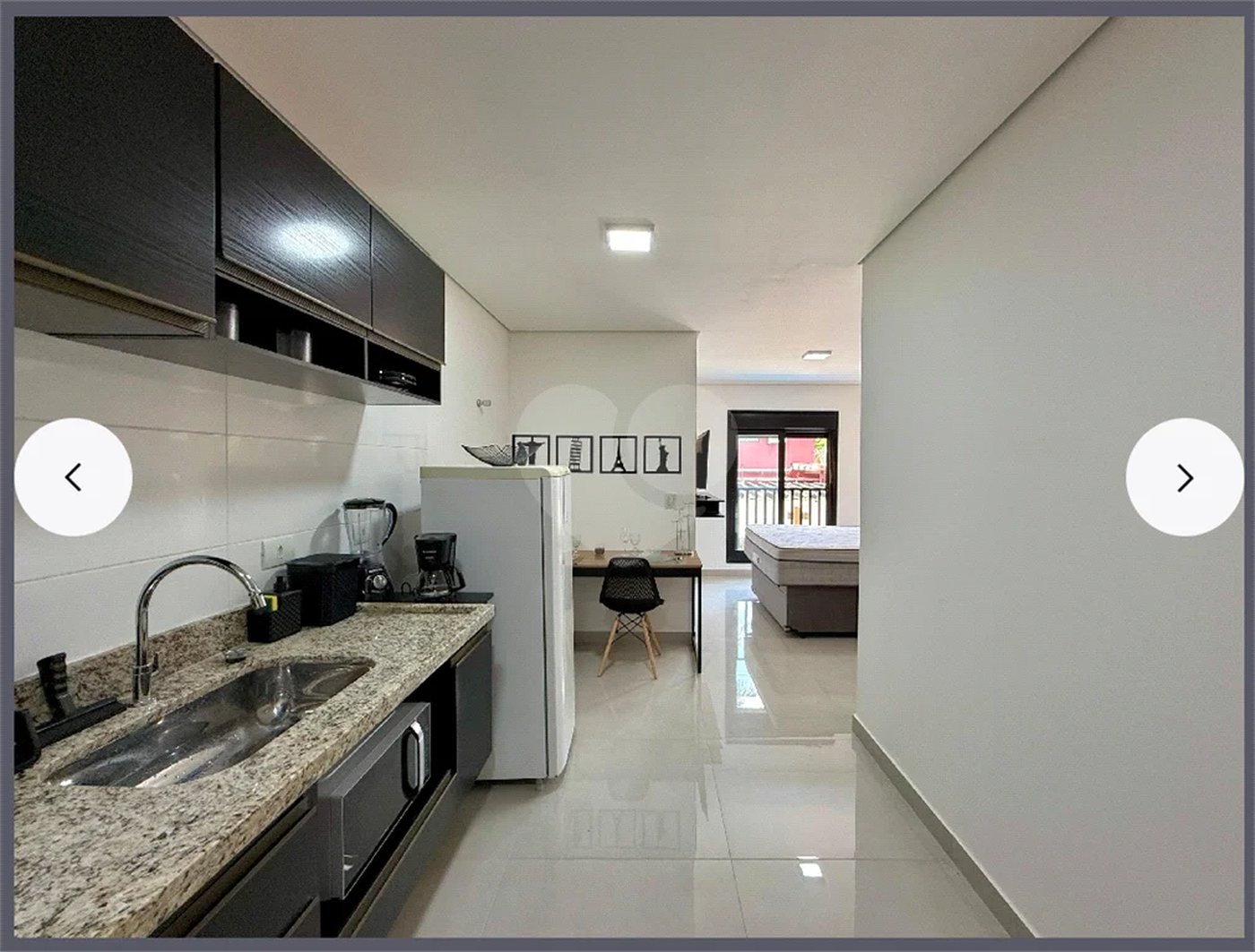Studio de 32m² próximo a região do Campo Belo em São Paulo - SP.