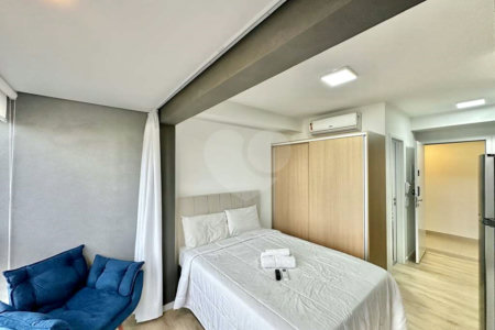 Studio mobiliado e equipado – Vila Mariana / Metrô Vila Mariana 22m2