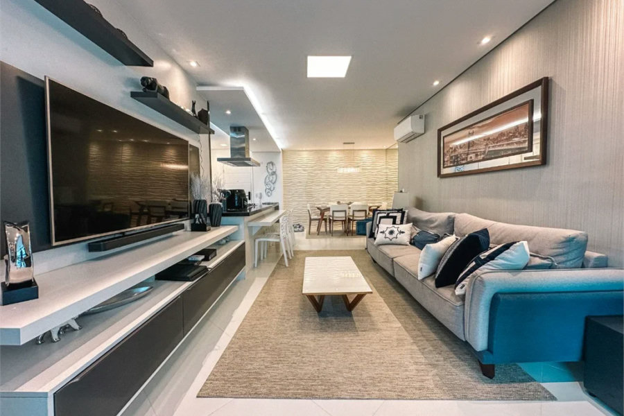 Apartamento à venda com 3 quartos, sendo 2 suítes,  em Riviera de São Lourenço, Bertioga, SP
