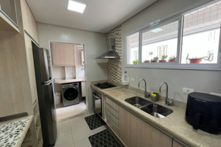 Apartamento com 3 dormitórios à venda, 82 m² por R$ 990.000,00 - José Menino - Santos/SP