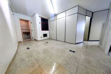 Sala Comercial para locação, Vila Nova, Santos - SA0073.