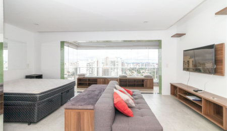 Apartamento para alugar com 1 quarto em Campo Belo, São Paulo, SP