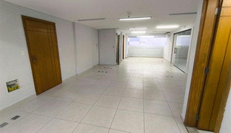 Sala Comercial para locação, Marapé, Santos - SA0043.