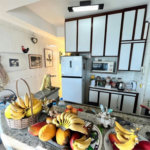 apartamento pé na areia com vista total para o mar em são vicente