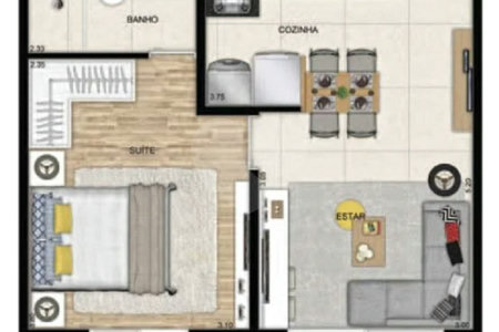 Excelente apartamento localizado na Mooca
