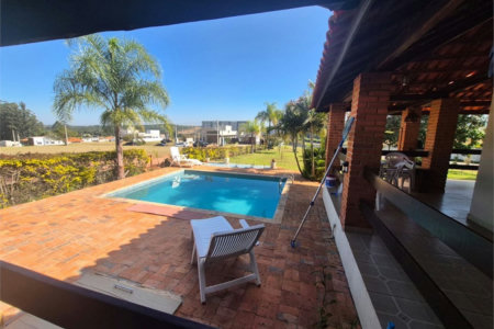 Chácara com 3 dormitórios à venda, 1200 m² por R$ 870.000,00 - Condomínio Ninho Verde II - Pardinho/SP