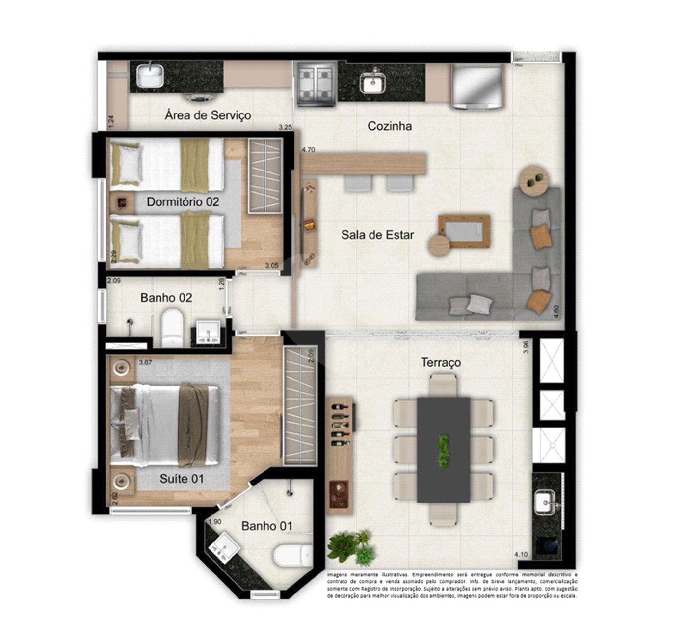 Apartamento à venda com 2 quartos, sendo 1 suíte, em Santa Teresinha, São Paulo, SP