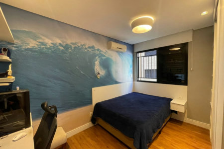 Apartamento 3 dormitórios (1 suíte), vaga para 2 carros, no Boqueirão, Santos