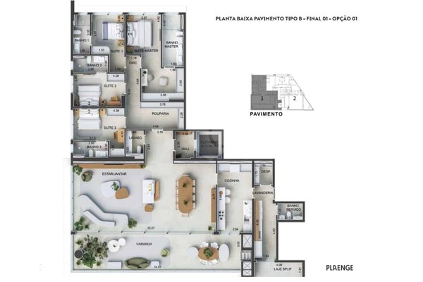 Apartamento 310m² 5