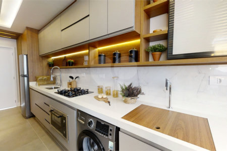 Apartamento à venda com 2 quartos, sendo 1 suíte, em Vila Assunção, Santo André, SP