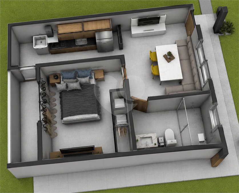 Flat à venda com 1 quarto em Peró, Cabo Frio, RJ