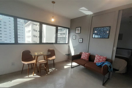 Apartamento para alugar com 1 quarto em Cerqueira César, São Paulo, SP