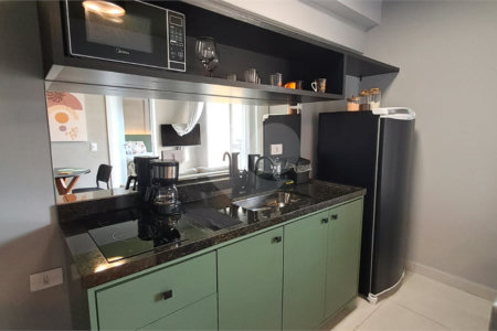 Apartamento à venda ou para alugar com 1 suíte em Vila Paulicéia, São Paulo, SP