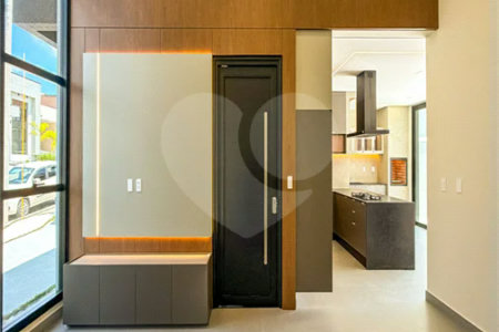 Casa Térrea Evidências - Indaiatuba/SP - R$ 1.950.000,00 - Área Total 307,33 m² - Área Construída 201,90 m² - TÉRREA - 03 suítes sendo a master com closet; Escritório; Lavabo; Cozinha com cooktop, forno, micro-ondas e coifa; Móveis planejados na hall de entrada, sala, escritório, cozinha, gourmet, s
