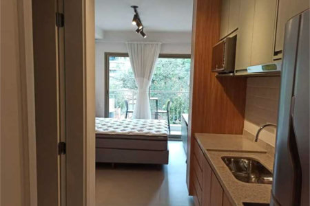 Apartamento para alugar com 1 quarto em Cerqueira César, São Paulo, SP