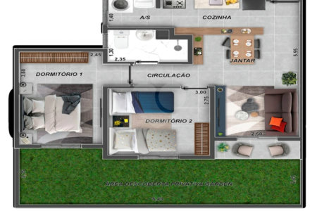 Apartamento à venda com 2 quartos em Vila Haro, Sorocaba, SP