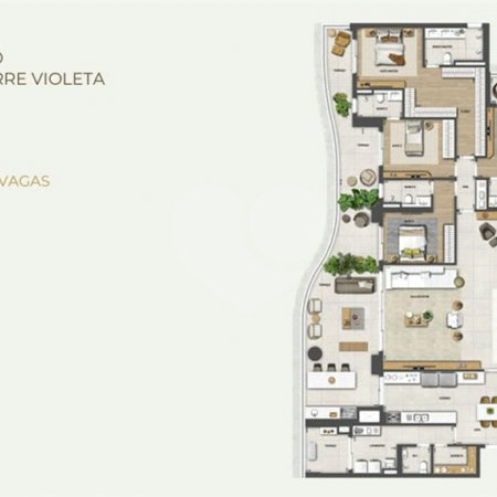 Apartamento à venda com 3 suítes em Água Branca, São Paulo, SP