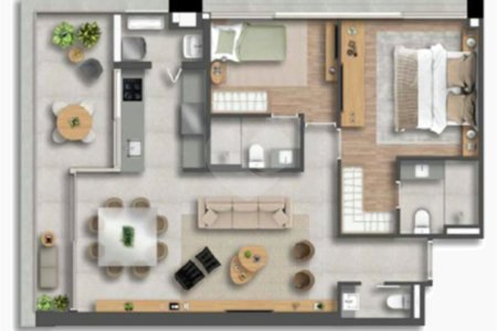 Apartamento à venda com 2 suítes em Jardim Europa, São Paulo, SP