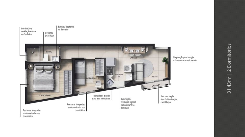 Apartamento à venda com 2 quartos em Lapa, São Paulo, SP