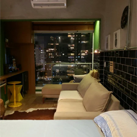 Apartamento à venda com 1 quarto em Cidade Monções, São Paulo, SP