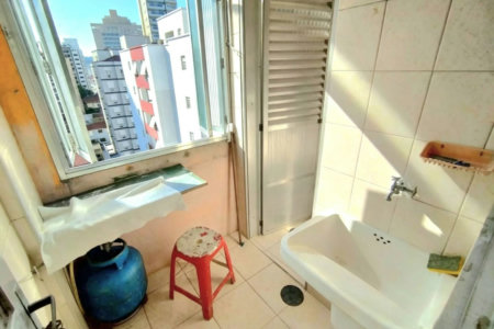 Apartamento com 1 dormitório à venda, 55 m² por R$ 420.000,00 - Pompéia - Santos/SP