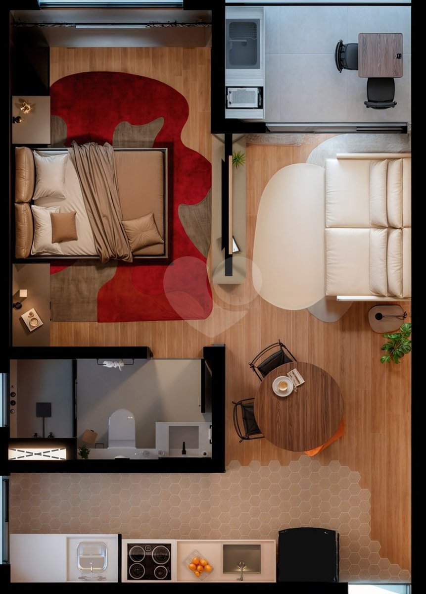 Apartamento 48m²