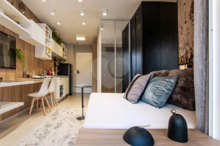 Apartamento à venda com 1 quarto em Campo Belo, São Paulo, SP