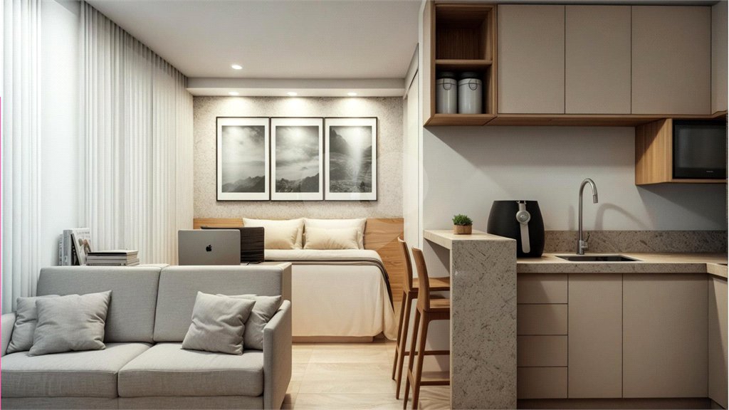 Apartamento à venda com 1 quarto no Centro, Araraquara, SP