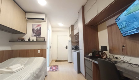 Apartamento à venda ou para alugar com 1 quarto em Pinheiros, São Paulo, SP