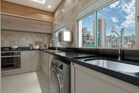 Apartamento com 2 dormitórios à venda, 89 m² por R$ 1.170.000,00 - Aparecida - Santos/SP