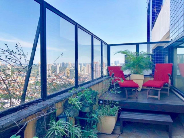 Cobertura à venda ou para alugar com 2 suítes em Chácara Santo Antônio, São Paulo, SP