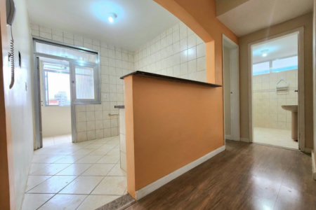 Apartamento próximo da praia com 1 dormitório, 2 banheiros à venda, 55 m² por R$ 420.000 - Pompéia - Santos/SP