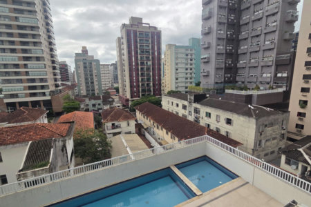 Apartamento com 2 dormitórios à venda, 95 m² por R$ 1.320.000,00 - Pompéia - Santos/SP