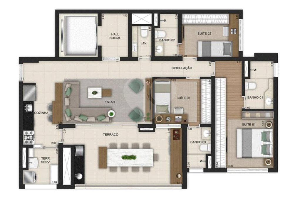 Apartamento à venda com 3 suítes em Vila Independência, São Paulo, SP