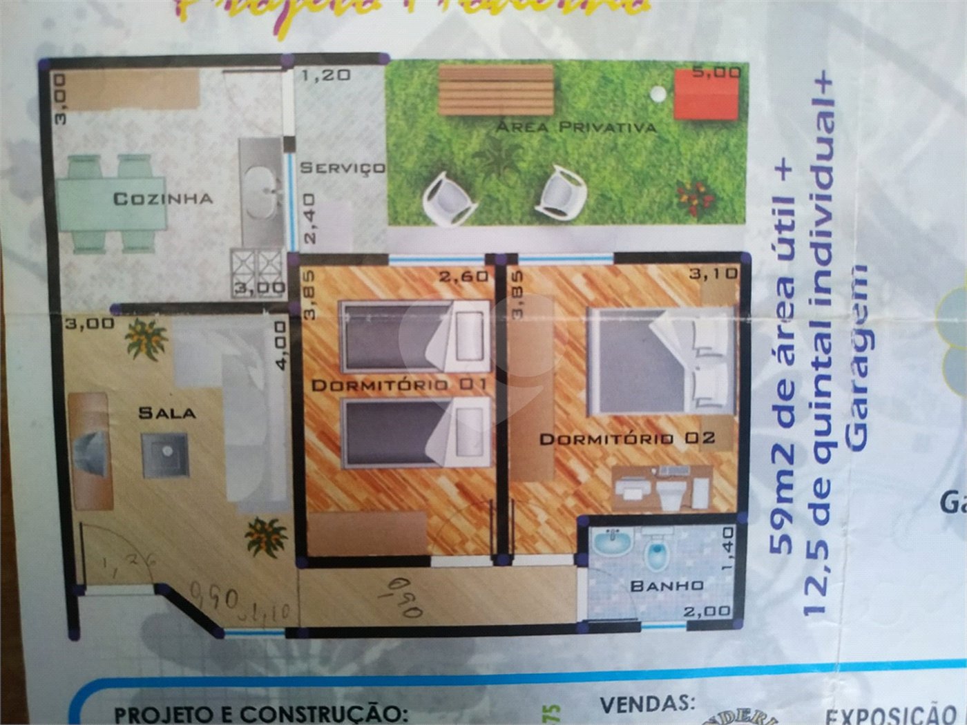 Casa à venda com 2 quartos no condomínio Világio Vitória, Mogi das Cruzes - SP