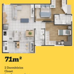 Apartamento à venda com 2 quartos, sendo 1 suíte, em Parque Campolim, Sorocaba, SP
