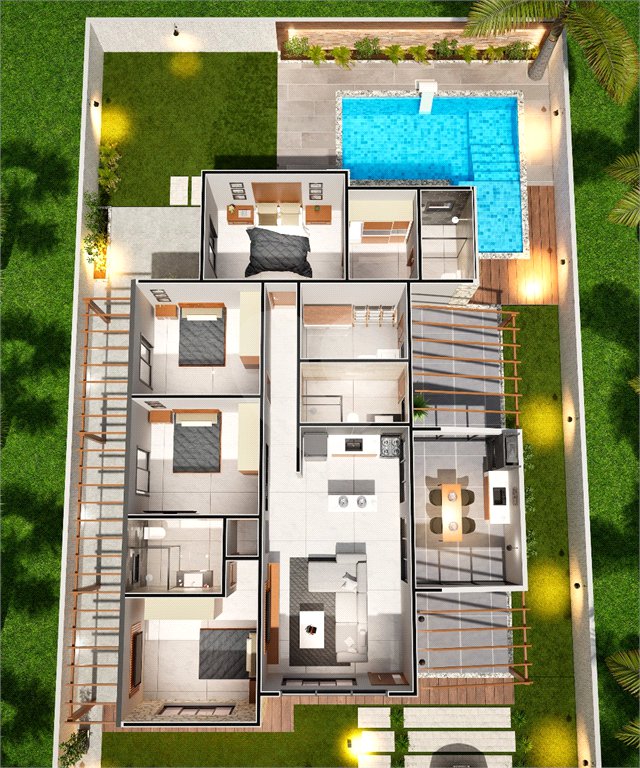 Casa à venda com 4 quartos, sendo 3 suítes, em Caravelas, Armação dos Búzios, RJ
